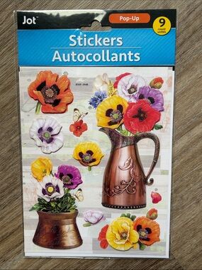 ❤️$6 Jot Pop-Up Floral Stickers